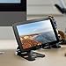 Adjustable Cell Phone Stand, iKsee Smartphone Tablet Stand, Dual Foldable Phone Holder, Cradle for iPhone 12 11 Pro XS Max 8 X 7 6 6s Plus 5 5s 5c Tablet E-Reader(4-13