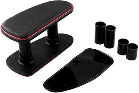 Amazon 車のドアのアームレストキャブのアームレストアームレストの高さ調節可能で快適な運転席車ユニバーサルレッド 収納 ホルダー 車 バイク
