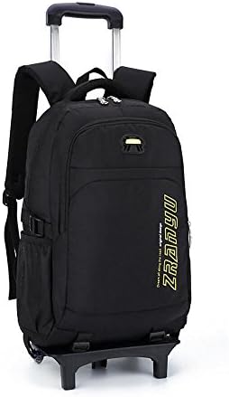 YUB Trolley School Bags Student Boys Rolling Backpack Schoolbag Waterproof