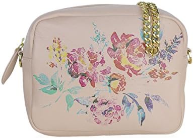 Starlite Shop Bandolera Valeria Mazza Design, rosa, Women’s Top-Handle Bag, Beige, 5x14x19 cm (W x H L)