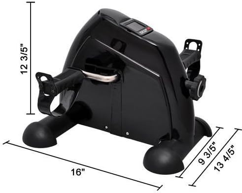 Pedal Exerciser Mini Cycle Fitness Exercise Bike For Arms and Legs Digital Cycle