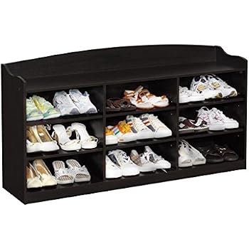 Amazon.com: Winsome Dayton Storage Hall Bench with Shelves ...