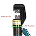 Blika 10 Ton Hydraulic Wire Battery Cable Lug Terminal Crimper Crimping Tool with 9 Dies, for 1/8