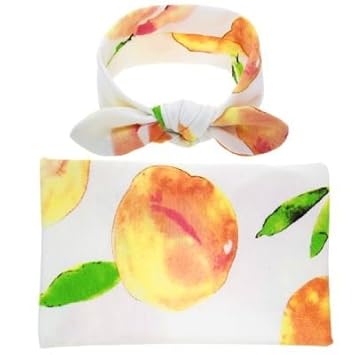 baby girl swaddle and bow