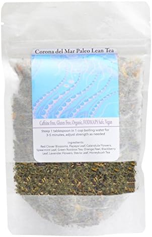 Corona del Mar Paleo Lean Tea 21 Days The Best Teatox That Helps You Become Lean, Fights Bloating & Water Weight & energizes Caffeine Free and Great Sports Drink During Workout, All-Natural, Detox