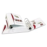 Avery Heavy Duty View 3 Ring Binder, 5" One Touch EZD Ring, Holds 8.5" x 11" Paper, 1 White Binder (79106)