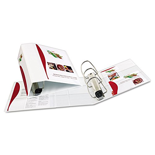 Avery Heavy Duty View 3 Ring Binder, 5" One Touch EZD Ring, Holds 8.5" x 11" Paper, 1 White Binder (79106)