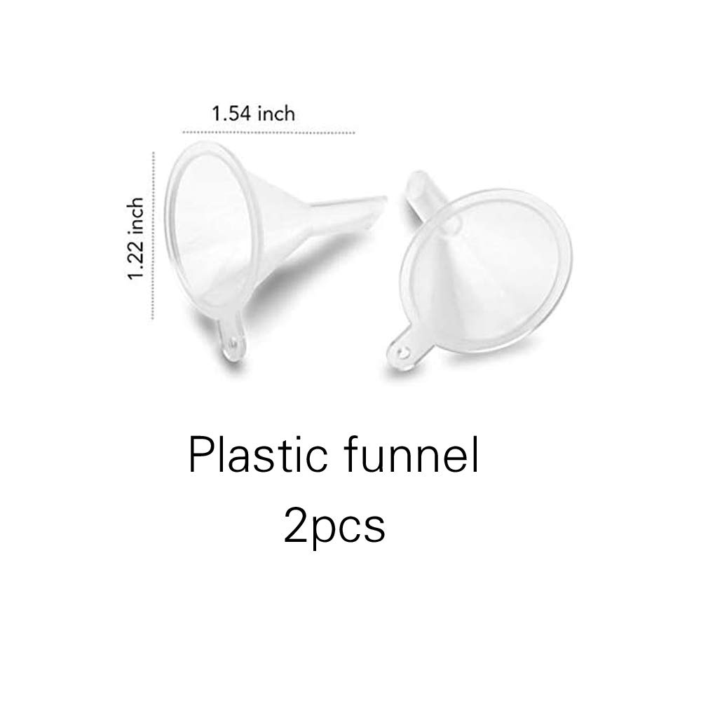 Enslz 100ml 3.4 oz Refillable Spray Perfume Bottles large cosmetic Fine Mist Atomizer Empty Portabe Clear Glass Essential Oil Container for Travel