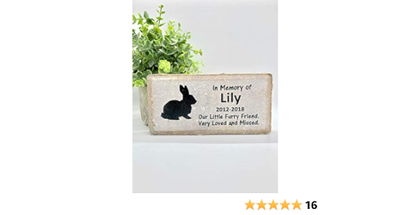 bunny memorial stones