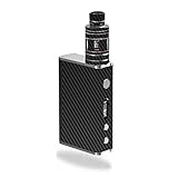 Decal Sticker Skin WRAP - Smok Micro ONE Kit - Carbon Fiber Black Grey Pattern Background