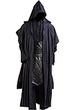 CosplaySky Star Wars Darth Maul Cosplay Tunic Robe Halloween Black Costume