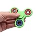 AyoGu Fidget Spinner Tri-Spinner High Speed Spin,Perfect For ADD ADHD Focus Toy Time Killer (Green & colorful)