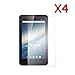 Transwon 4-Pack Screen Protector Compatible with Astro Tab A750, B.B.PAW Kids Tablet 7 Inch, Haehne 7 Inches Tablet PC, SmarTab ST7150, Yuntab T7, DigiLand DL7006, Digiland DL721-RB