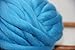 Merino Wool Super Chunky Yarn- Bulky Roving Yarn for Finger Knitting,Crocheting Felting,Making Rugs Blanket and Crafts by FLORAKNIT (Aquarius, Medium-20mm 0.55LB)