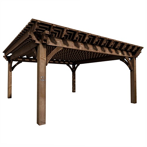 ShadeScape – 16×22 Pergola – 8,000 Series Heavy Timber Kit – 8×8 Pos ...