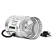 VIVOSUN 4 inch Inline Duct Booster Fan 100 CFM, HVAC Exhaust Intake Fan, Low Noise & Extra Long 5.5' Grounded Power Cord primary