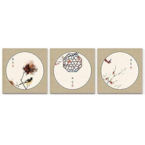 3 Panel Chinese Style Painting Wall Bedroom Living...