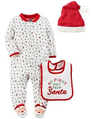 Baby My First Christmas 3 Piece Sleep & Play Set Unisex