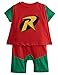 A&J Design Baby Boys' Robin Short Sleeve Romper Costume (3-6 Months)
