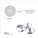 Mini Pie Pans, Cake Cookie Mold ,Set of 10 Anodized Aluminum Pudding Mould Baking Tool ,Size 2.87”0.86” By GLLEEN