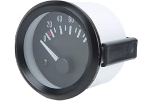 Automotive Electric Oil Gauge Kit 1.5" With Sensor - 0-100 PSI 12V 52mm/2 Inches - Motor Car Pressure Gauge