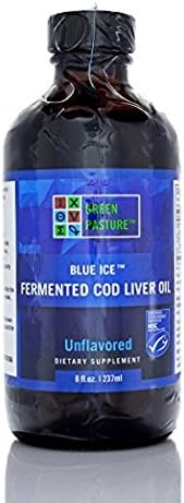 Green Pastures Blue Ice Fermented Cod Liver Oil 8 fl oz