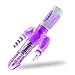 dingling372 Novelty Rabbit Toys for Women & Couples - 12 Speeds - 4 R -otating Beads - Large Size - 100 Waterproof - Whisper Quite