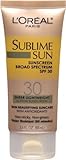 L'Oreal Paris Sublime Sun Body Lotion Spf 30, 3 Fluid Ounce (Pack of 3)