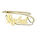 Soul Jewelry Personalized Name Necklace 14k Gold Dainty Pendant Charm
