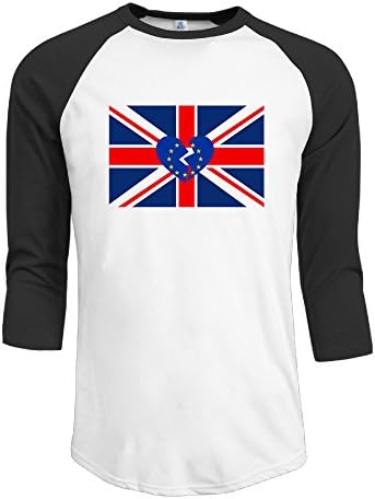 Yesher Men's UK Take Off EU 3/4 Sleeve Raglan Tee T Shirt - XX-Large