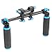 Neewer DSLR Dual Handle Hand Grip for Shoulder Pad Chest Steady 15mm Rail Rod Rig Support System