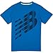 New Balance Boys' Big Short Sleeve Athletic Graphic T-Shirt, Sonar, 18-20