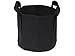 247Garden 5-Pack 1-Gallon Aeration Fabric Pot/Plant Grow Bag w/Handles (260 GSM, Black, 6H x 7D)
