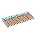 Dengguoli 10 Tubes x 6 Pcs Color Pencils with Kraft Paper Container Holder for Wedding Party Favours Bag Fillers (Random Colored Lid)