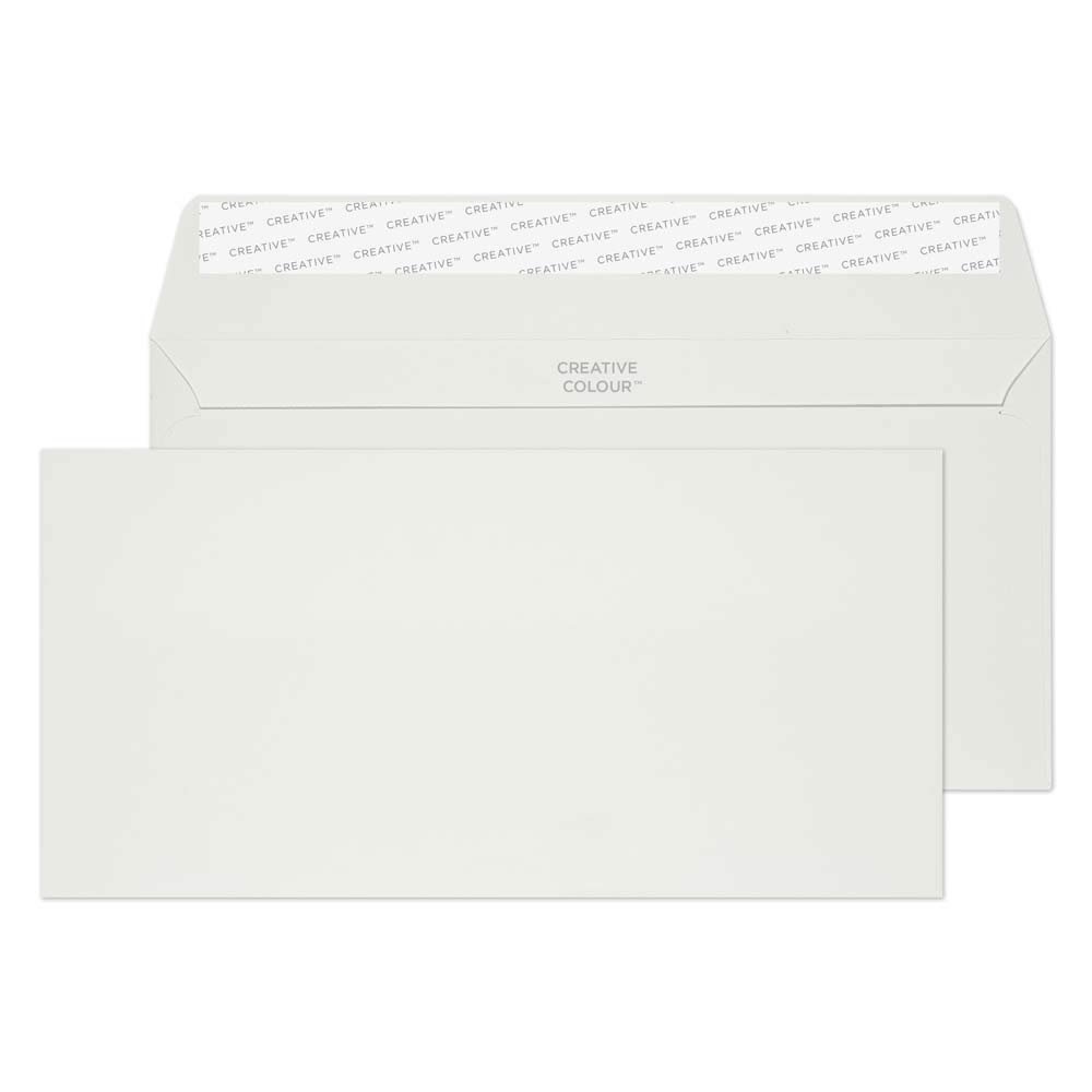 Blake Creative Colour DL+ 114 x 229 mm 120 gsm Peel & Seal Wallet Envelopes (219) French Grey - Pack of 500