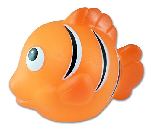 Puzzled Bath Buddy Orange Reef Fish Water Squirter
