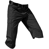FFNIU Men’s Tactical Shorts Water Resistant Multi Pockets Capri Operator Cargo Shorts