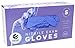 Eskay Nitrile Exam Gloves Box of 200 Gloves - Food Safe, Non-Sterile, Latex Free, Powder Free, Medical Grade, Size Large, Purple Color