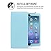 Snugg iPad 9.7 (2018/2017) & iPad Air Case, Baby Blue Leather Smart Case Cover Apple iPad Air and New iPad 2017 9.7