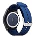 Valkit Compatible Gear Sport/Gear S2 Classic Bands - 20mm Silicone Smart Watch Band, Soft Strap Bands Replacement for Samsung Gear Sport SM-R600/Gear S2 Classic (SM-R732/R7320/R735) Smart Watch - Blue