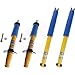 Bilstein B6 4600 Series 4 Shocks Kit for 02-'09 Chevy Trailblazer Ride Monotube replacement Gas Charged Shock absorbers part number 24-103336, 24-103350