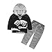 Orangeskycn Long Sleeve Hoodie, Toddler Kids Baby Girls Boys Dinosaur Bones Clothes Set Hooded Tops+Pants Outfit