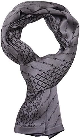 Ellettee, 63" x 11" Man's 100 Pure silk scarf wrap Accessory gift
