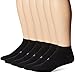 Champion mens Double Dry 6-pair Pack Cotton-rich Low Cut athletic socks, Black, 10 13 US