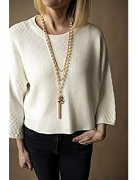 Sarah - Cordón para mujer con perlas