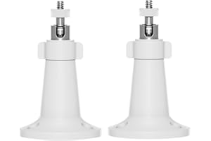 [2 Pack] Universal Security Camera Wall Mount for Ring Stick Up Wired/Battery, Arlo Pro/2/3/4/ Ultra, Wyze Pan/v3 - Rust-Proo