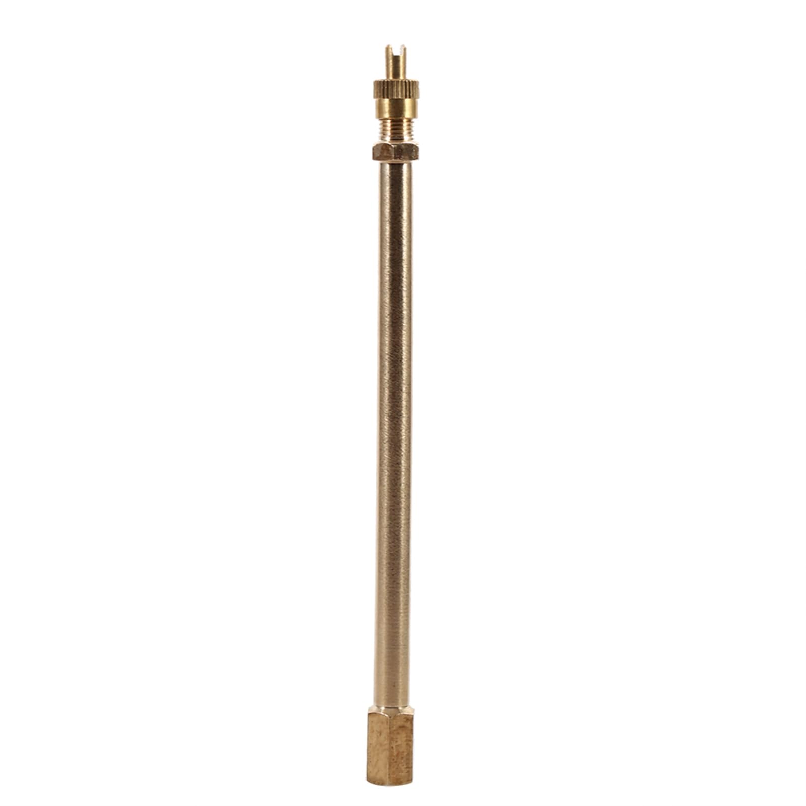 Tyre Valve Extender, Straight Stem Brass Car Valve Extender for Easy Inflation 140mm Portable