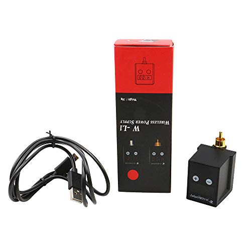 Romlon Wireless Mini Tattoo Power Supply, Newest Digital Display LED Screen Professional Tattoo Power Supply Permanent Makeup Equipment RCA DC Connection for Rotary Tattoo Pen Machines Supplies (RCA) - Thumbnail 6