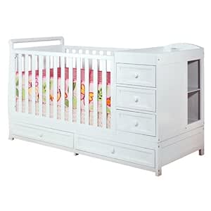 Amazon Com Athena Daphne Convertible Crib And Changer White