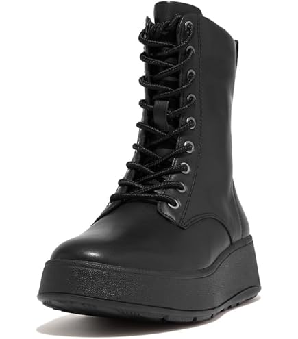 Amazon.com | FitFlop F-Mode Suede Flatform Zip Ankle Boots All